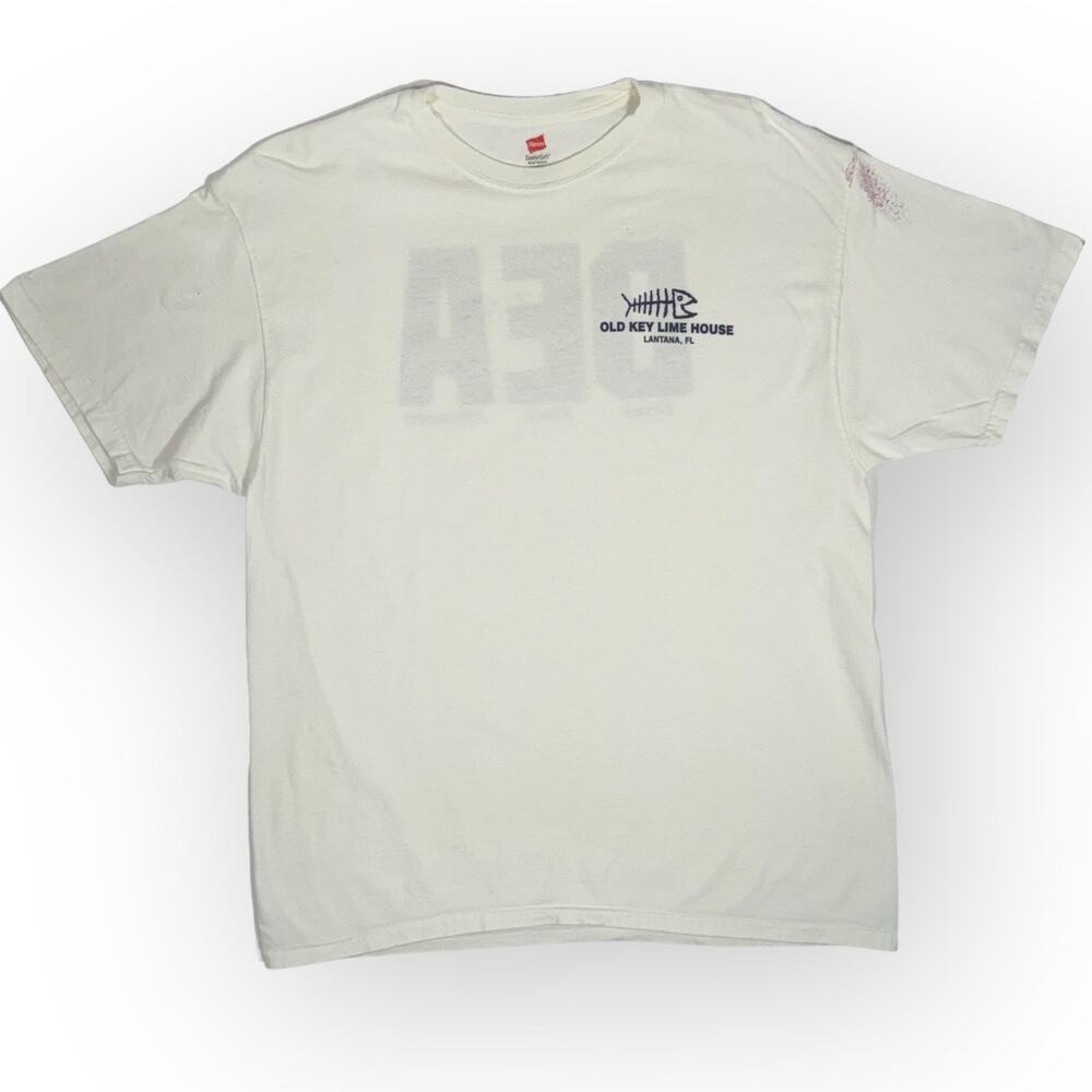 Old Key Lime House T-Shirt DEA Drink Every Afternoon Lantana Florida Keys Lg